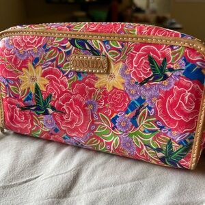 Consuela Pink and Yellow Wallet Vibrant Floral Design